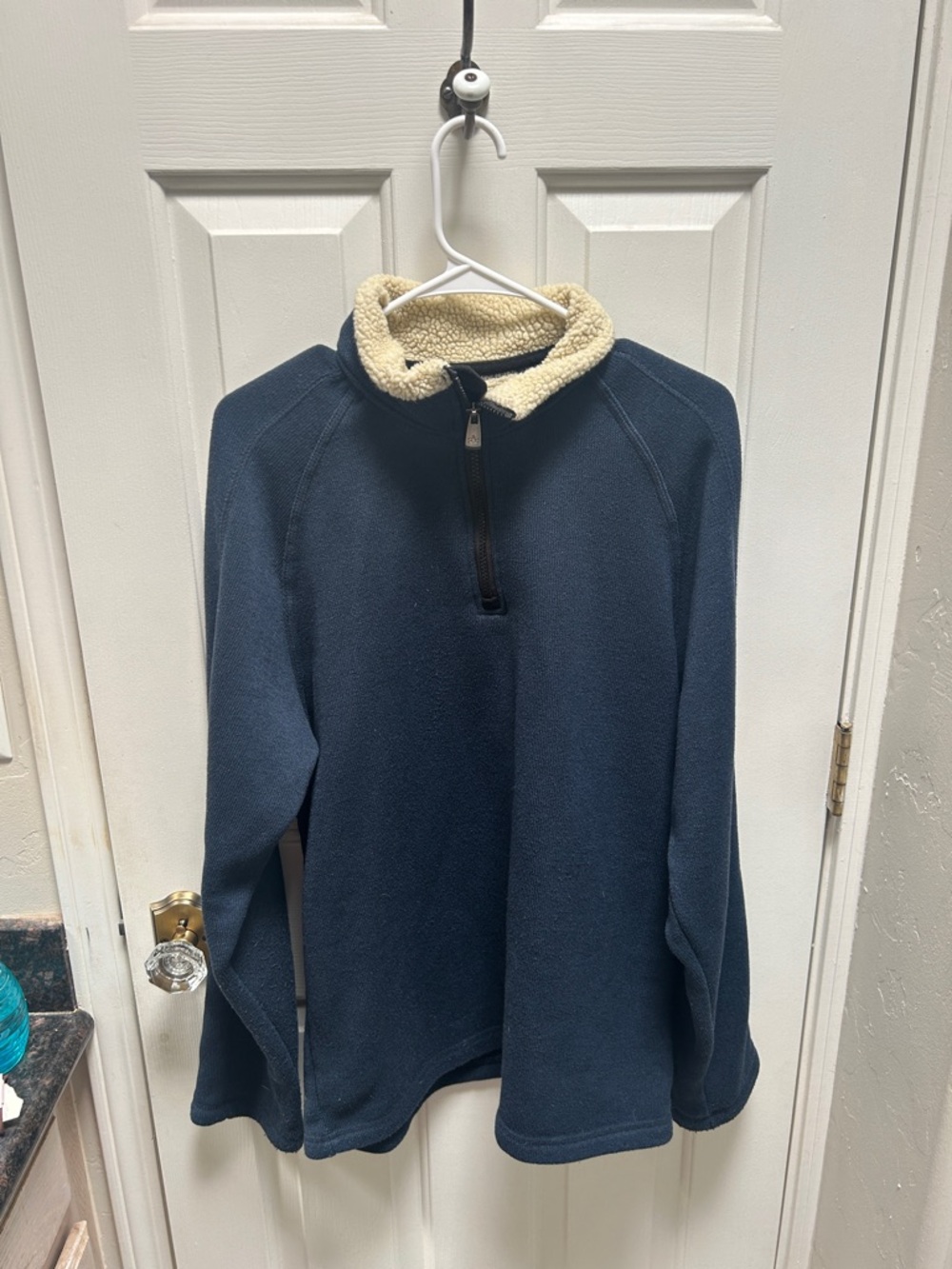 Arrow 1851 Blue Jeans Co. Sherpa Lined Quarter Zip Fleece Pullover
